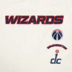 NBA WASHINGTON WIZARDS RETRO CLASSIC WOMEN'S BOXY TEE (EGGSHELL)