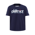NBA WASHINGTON WIZARDS CLASSIC T-SHIRT EN JERSEY SIMPLE POUR GARÇON JUNIOR (MARINE MINUIT)