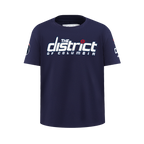 NBA WASHINGTON WIZARDS CLASSIC T-SHIRT EN JERSEY SIMPLE POUR GARÇON JUNIOR (MARINE MINUIT)