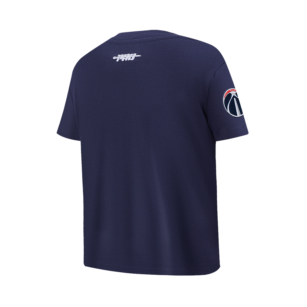 NBA WASHINGTON WIZARDS CLASSIC T-SHIRT EN JERSEY SIMPLE POUR GARÇON JUNIOR (MARINE MINUIT)