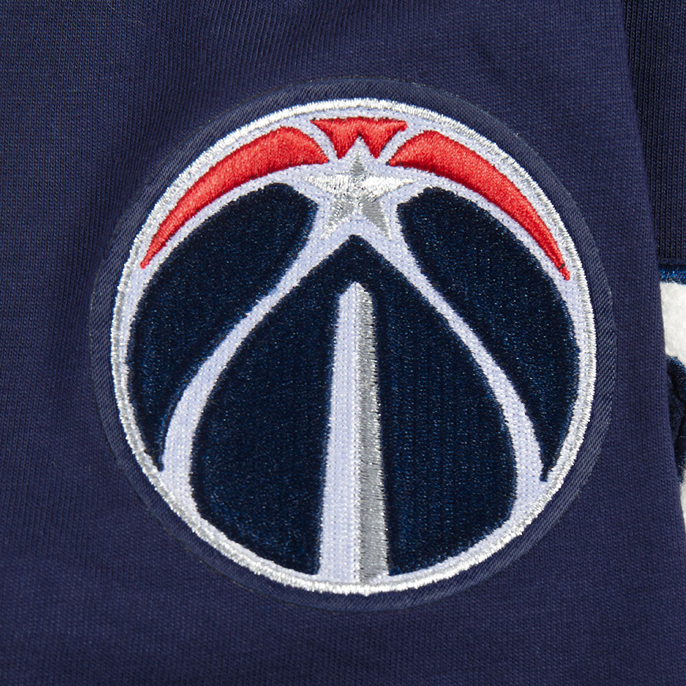 NBA WASHINGTON WIZARDS CLASSIC T-SHIRT EN JERSEY SIMPLE POUR GARÇON JUNIOR (MARINE MINUIT)