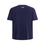 NBA WASHINGTON WIZARDS RETRO CLASSIC SINGLE JERSEY BIG BOY'S SINGLE JERSEY TAPING TEE (MIDNIGHT NAVY/RED)