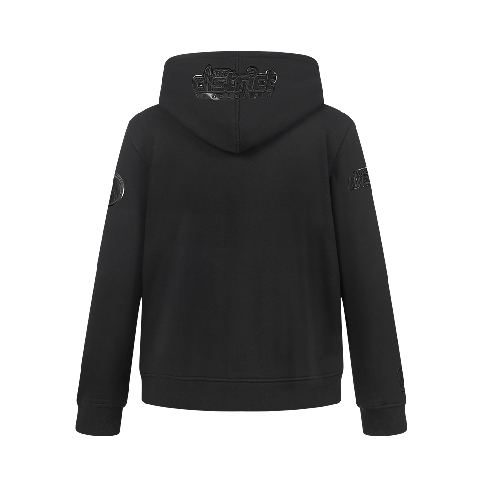 NBA WASHINGTON WIZARDS TRIPLE BLACK BIG BOY'S FLC PO HOODIE (BLACK)