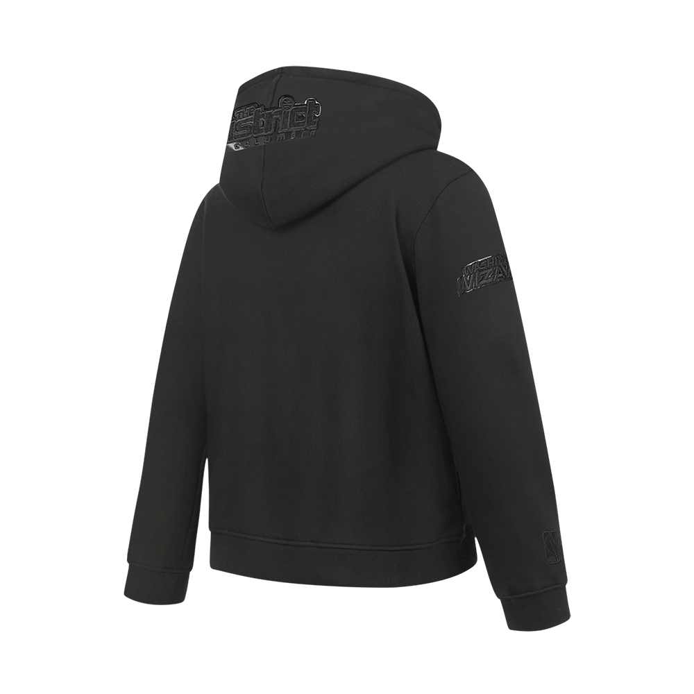 NBA WASHINGTON WIZARDS TRIPLE BLACK BIG BOY'S FLC PO HOODIE (BLACK)