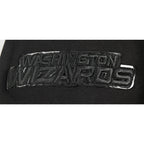 NBA WASHINGTON WIZARDS TRIPLE BLACK BIG BOY'S FLC PO HOODIE (BLACK)
