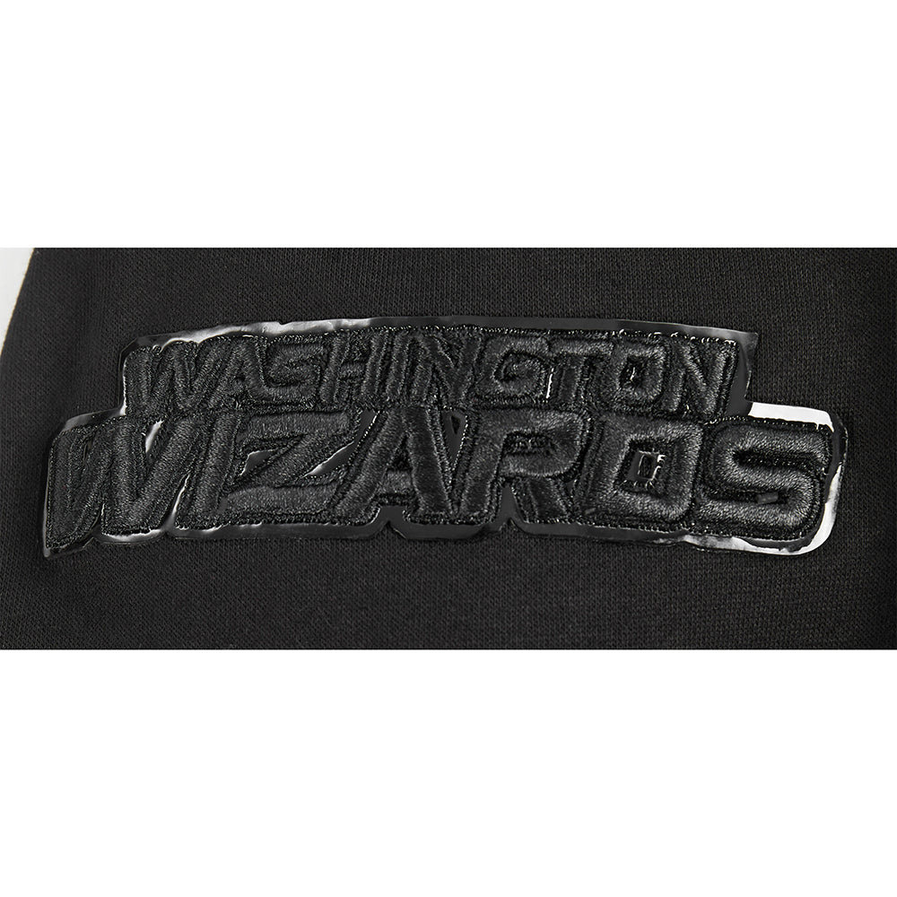 NBA WASHINGTON WIZARDS TRIPLE BLACK BIG BOY'S FLC PO HOODIE (BLACK)