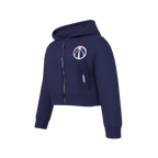 NBA WASHINGTON WIZARDS CLASSIC BIG GIRL'S FLC FZ HOODIE (MIDNIGHT NAVY)