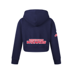 NBA WASHINGTON WIZARDS CLASSIC BIG GIRL'S FLC FZ HOODIE (MIDNIGHT NAVY)
