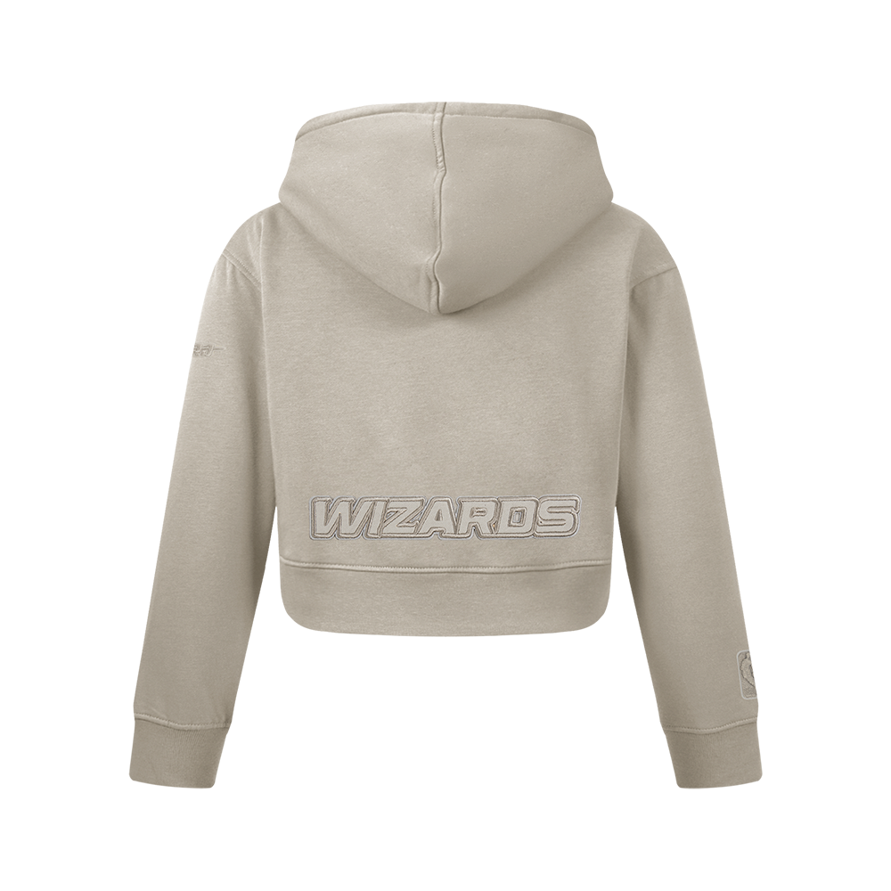 NBA WASHINGTON WIZARDS NEUTRAL BIG GIRL'S FLC PO HOODIE (TAUPE)
