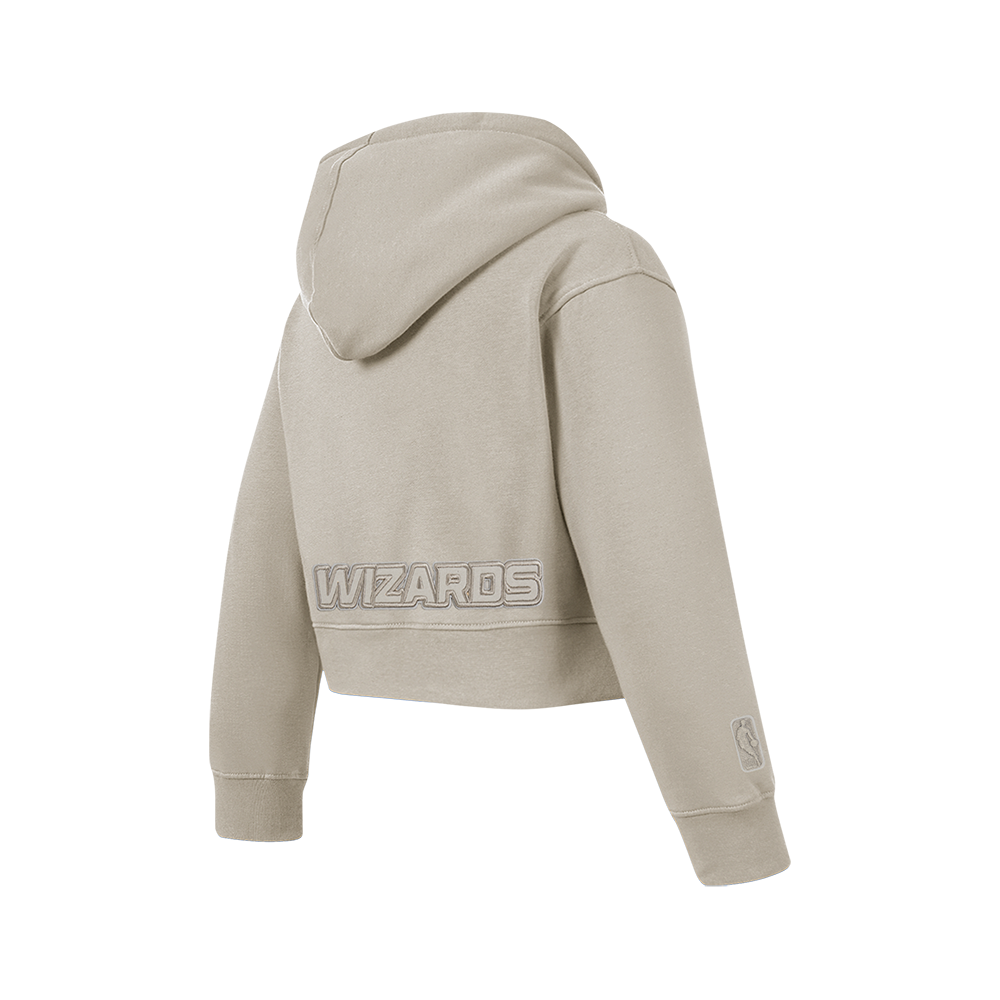 NBA WASHINGTON WIZARDS NEUTRAL BIG GIRL'S FLC PO HOODIE (TAUPE)