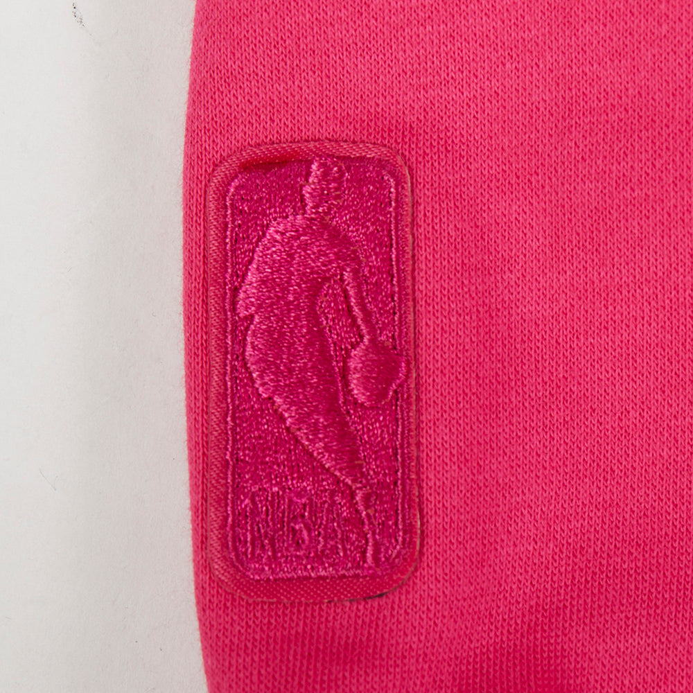 NBA WASHINGTON WIZARDS TRIPLE PINK BIG GIRL'S FLC CREWNECK (BEETROOT PURPLE)