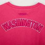 NBA WASHINGTON WIZARDS TRIPLE PINK BIG GIRL'S FLC CREWNECK (BEETROOT PURPLE)