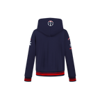 NBA WASHINGTON WIZARDS RETRO CLASSIC CHANDAIL À CAPUCHON EN MOLLETON CÔTELÉ POUR GARÇON ENFANT (MARINE MINUIT/ROUGE/MARINE MINUIT)