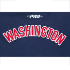 NBA WASHINGTON WIZARDS CLASSIC T-SHIRT À COUPE CARRÉE À MANCHES COURTES POUR FILLE JUNIOR (MARINE MINUIT)