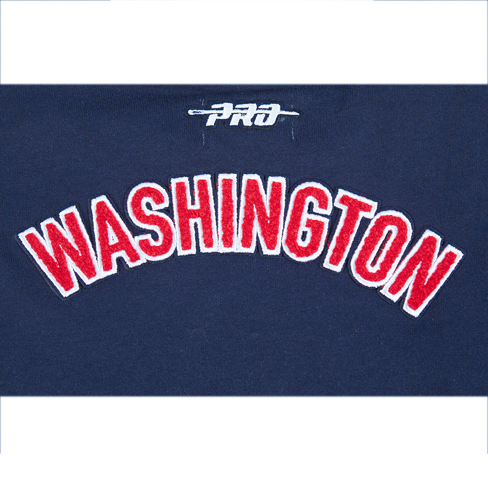 NBA WASHINGTON WIZARDS CLASSIC T-SHIRT À COUPE CARRÉE À MANCHES COURTES POUR FILLE ENFANT (MARINE MINUIT)