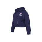 NBA WASHINGTON WIZARDS CLASSIC CHANDAIL À CAPUCHON EN MOLLETON À GLISSIÈRE POUR FILLE ENFANT (MARINE MINUIT)