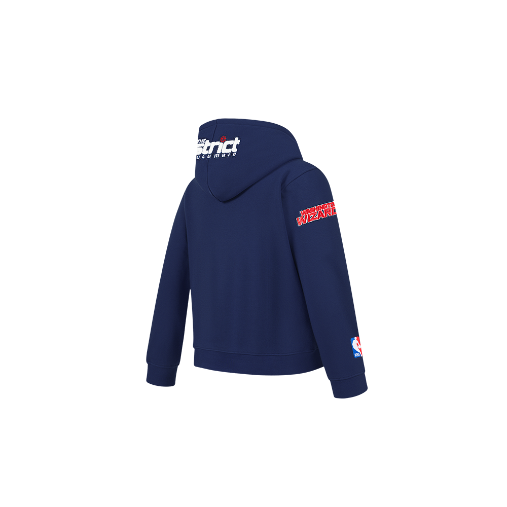 NBA WASHINGTON WIZARDS CLASSIC TODDLER BOY'S FLEECE PULLOVER HOODIE (MIDNIGHT NAVY)