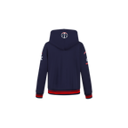 NBA WASHINGTON WIZARDS RETRO CLASSIC CHANDAIL À CAPUCHON EN MOLLETON CÔTELÉ POUR GARÇON BAMBIN (MARINE MINUIT/ROUGE/MARINE MINUIT)