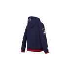 NBA WASHINGTON WIZARDS RETRO CLASSIC CHANDAIL À CAPUCHON EN MOLLETON CÔTELÉ POUR GARÇON BAMBIN (MARINE MINUIT/ROUGE/MARINE MINUIT)