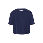 NBA WASHINGTON WIZARDS RETRO CLASSIC T-SHIRT À COUPE CARRÉE À MANCHES COURTES POUR FILLE BAMBIN (MARINE MINUIT)