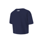 NBA WASHINGTON WIZARDS RETRO CLASSIC T-SHIRT À COUPE CARRÉE À MANCHES COURTES POUR FILLE BAMBIN (MARINE MINUIT)