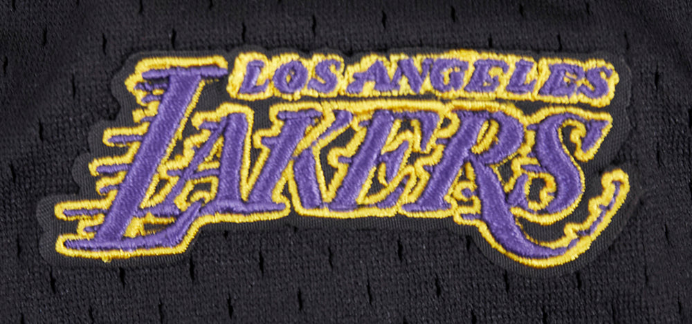 NBA LOS ANGELES LAKERS SCRIPT TAIL SHORT EN FILET POUR FEMME (NOIR)