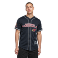 NFL ARIZONA CARDINALS CLASSIC MESH BUTTON DOWN SHIRT (BLACK)