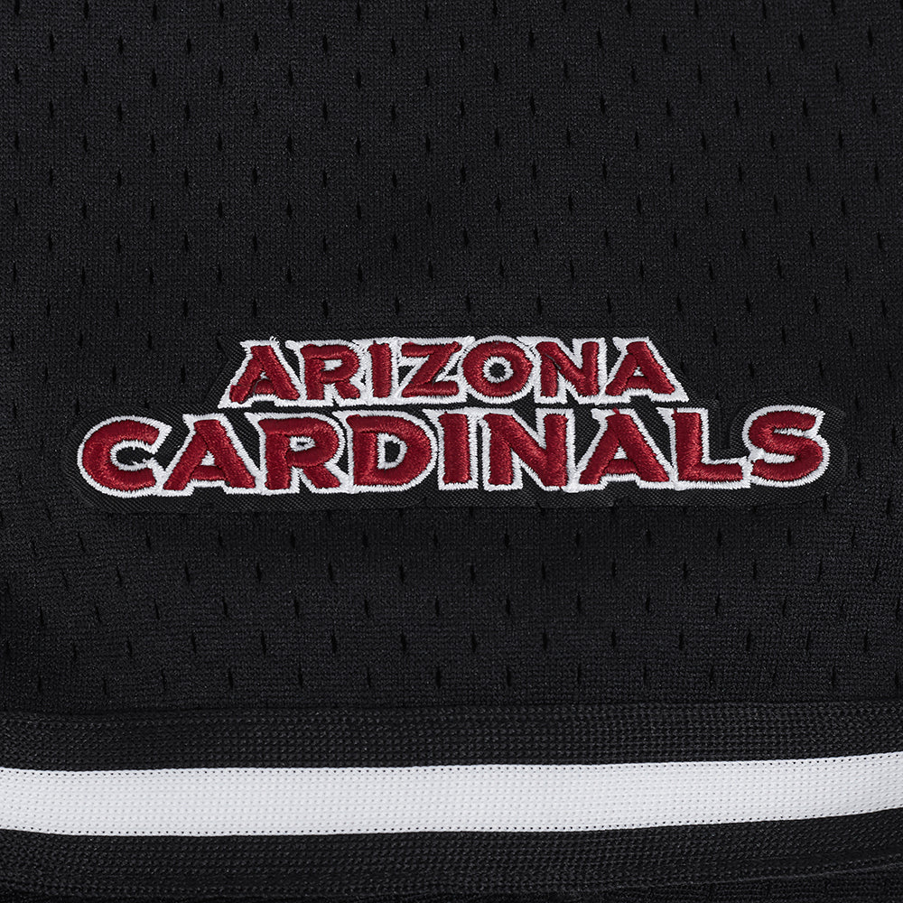 NFL ARIZONA CARDINALS SCRIPT TAIL CHEMISE BOUTONNÉE EN FILET POUR HOMME (NOIR)