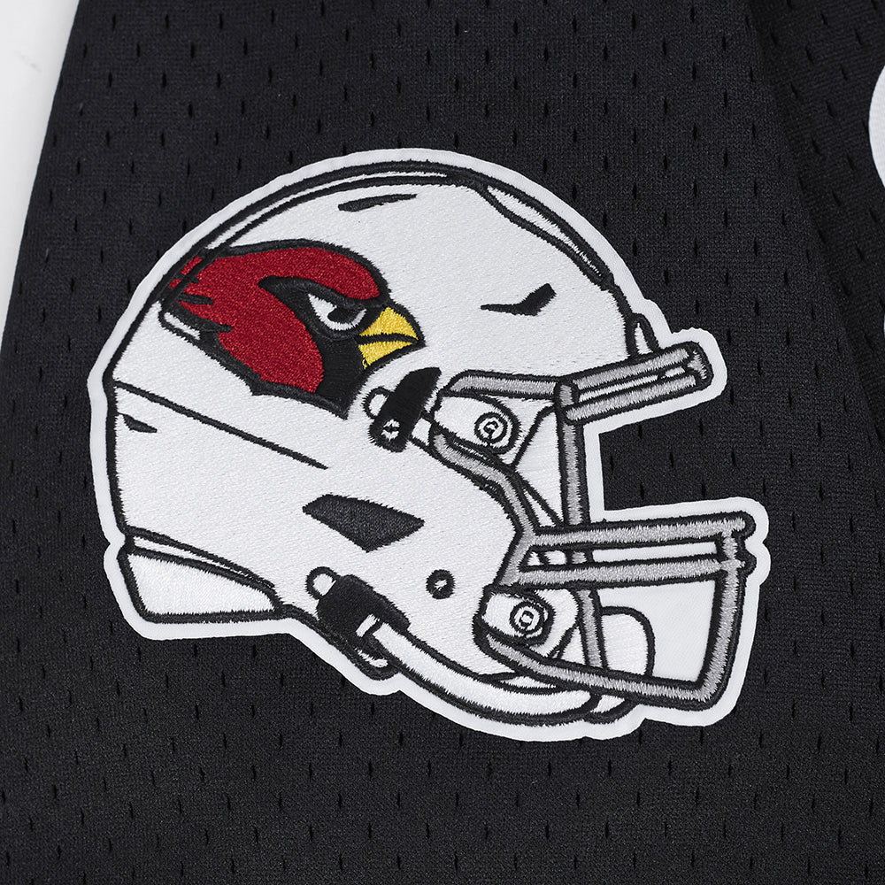 NFL ARIZONA CARDINALS SCRIPT TAIL CHEMISE BOUTONNÉE EN FILET POUR HOMME (NOIR)