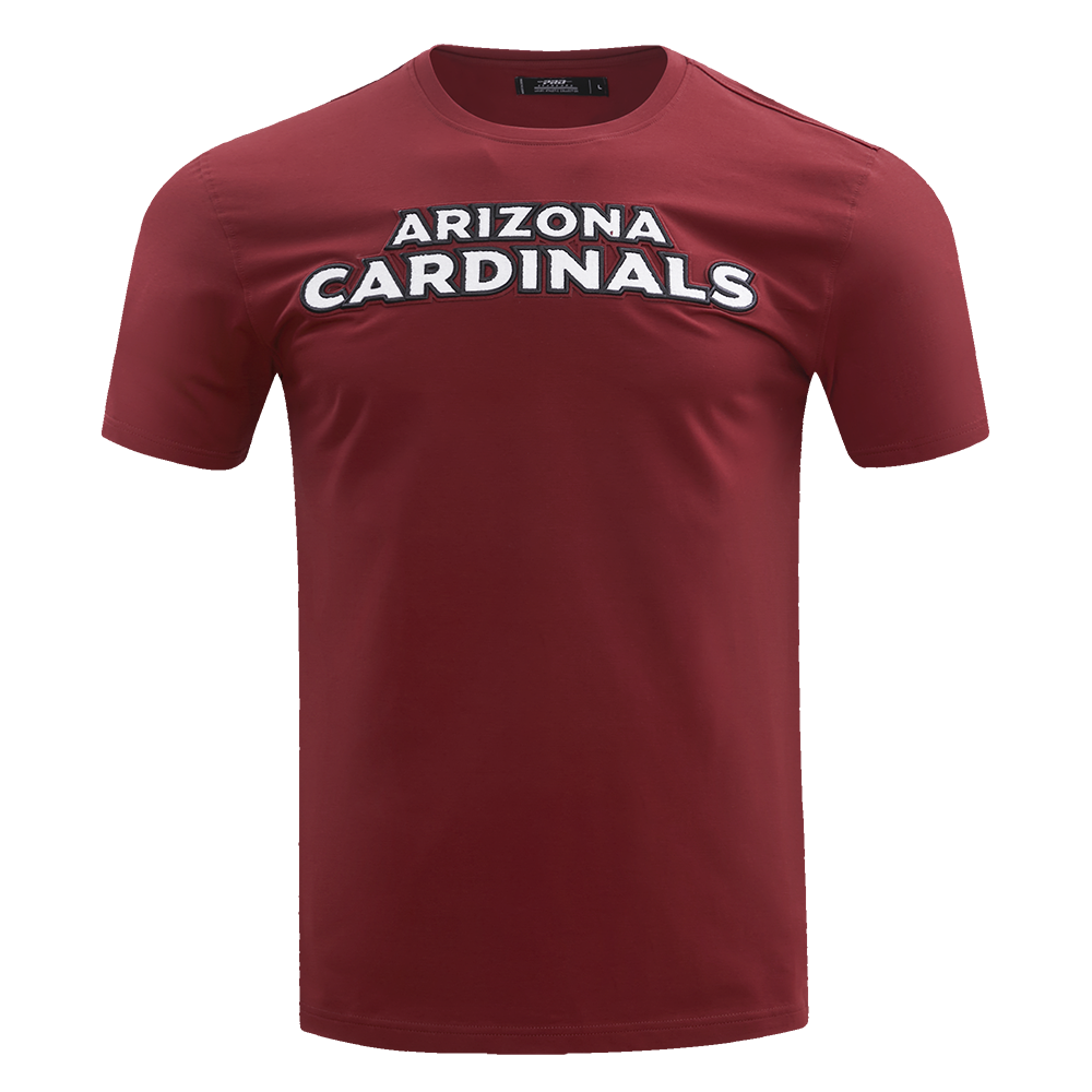 NFL ARIZONA CARDINALS CLASSIC CHENILLE T-SHIRT À MANCHES COURTES POUR HOMME (ROUGE CARDINAL)