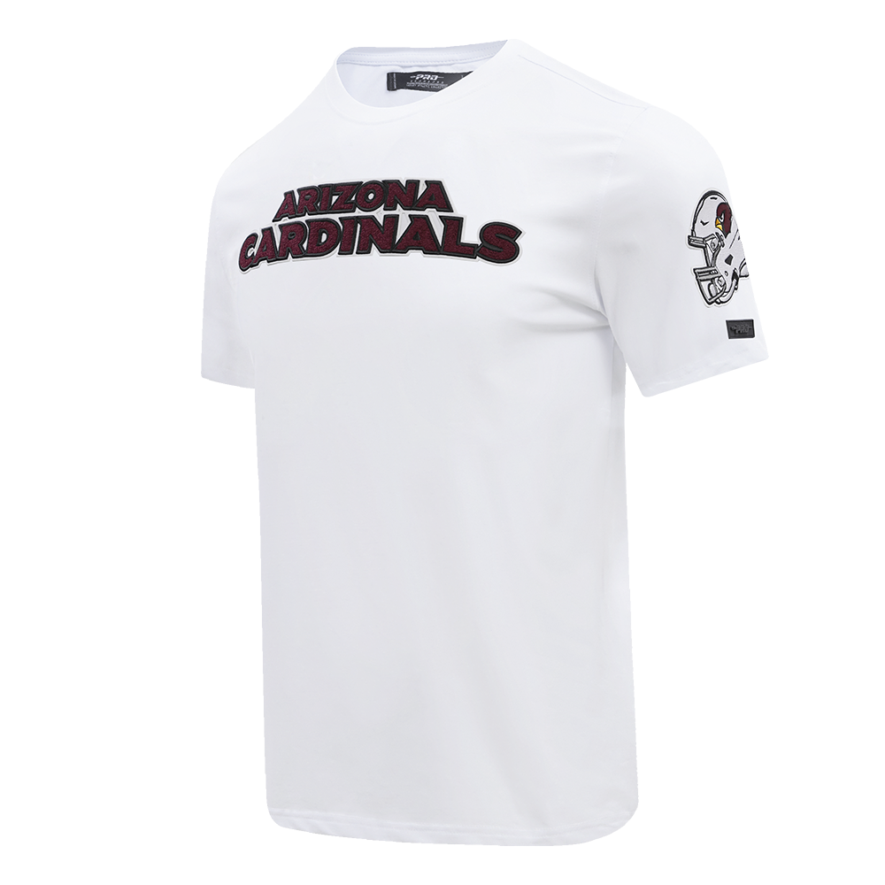 NFL ARIZONA CARDNIALS CLASSIC CHENILLE SINGLE JERSEY TEE (WHITE)