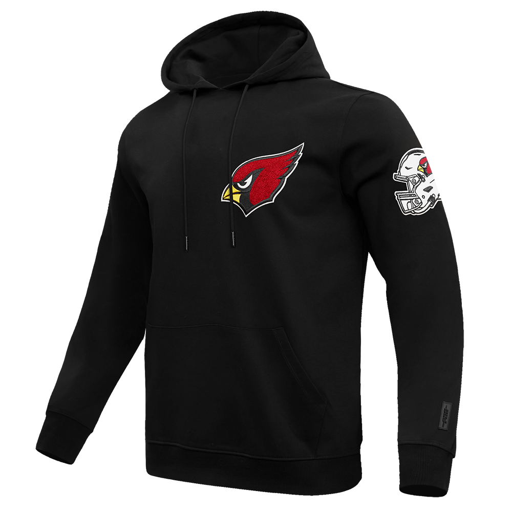 NFL ARIZONA CARDINALS CLASSIC CHENILLE CHANDAIL À CAPUCHON POUR HOMME (NOIR)