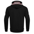 NFL ARIZONA CARDINALS CLASSIC CHENILLE CHANDAIL À CAPUCHON POUR HOMME (NOIR)