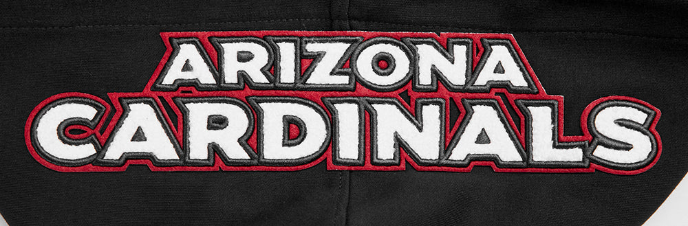 NFL ARIZONA CARDINALS CLASSIC CHENILLE CHANDAIL À CAPUCHON POUR HOMME (NOIR)