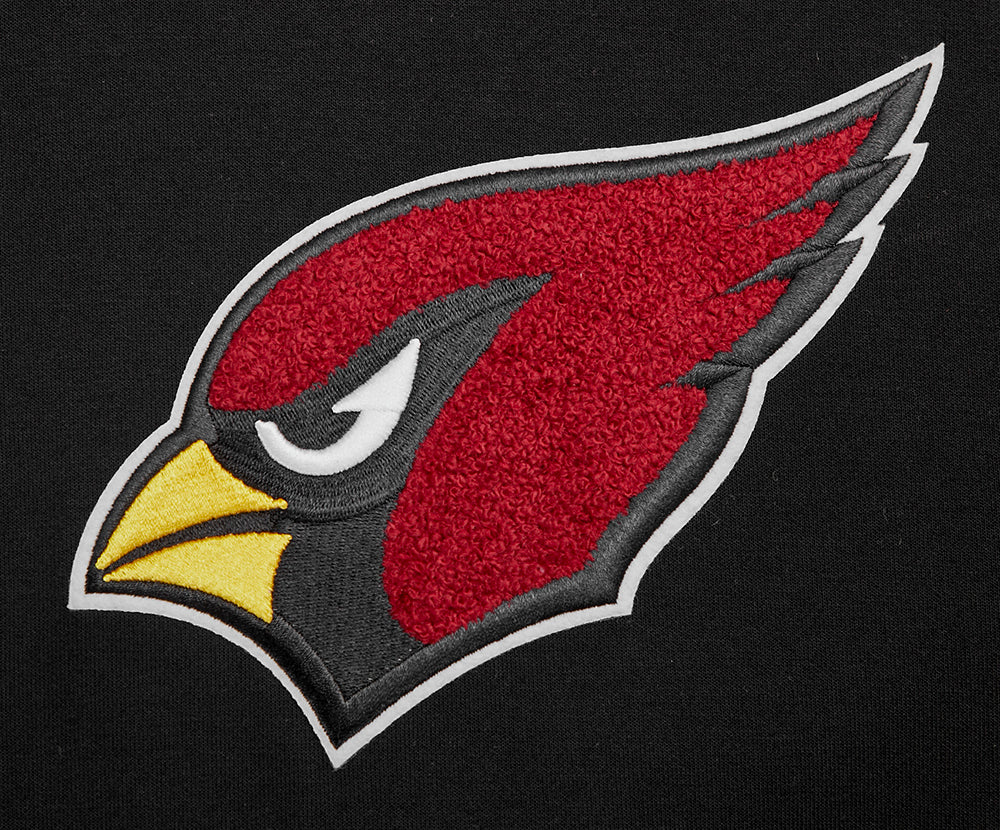 NFL ARIZONA CARDINALS CLASSIC CHENILLE CHANDAIL À CAPUCHON POUR HOMME (NOIR)