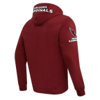NFL ARIZONA CARDINALS CLASSIC CHENILLE MEN'S FULL ZIP HOODIE (CARDINAL RED)