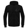 NFL ARIZONA CARDINALS TRIPLE BLACK MEN'S DK FZ HOODIE (TRIPLE BLACK)