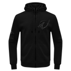 NFL ARIZONA CARDINALS TRIPLE BLACK MEN'S DK FZ HOODIE (TRIPLE BLACK)