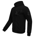 NFL ARIZONA CARDINALS TRIPLE BLACK MEN'S DK FZ HOODIE (TRIPLE BLACK)