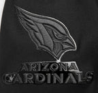 NFL ARIZONA CARDINALS TRIPLE BLACK MEN'S DK FZ HOODIE (TRIPLE BLACK)