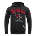 NFL ARIZONA CARDINALS OLD ENGLISH CHANDAIL À CAPUCHON POUR HOMME (NOIR)