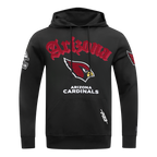 NFL ARIZONA CARDINALS OLD ENGLISH CHANDAIL À CAPUCHON POUR HOMME (NOIR)