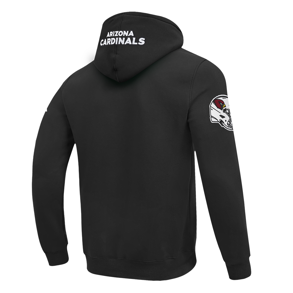 NFL ARIZONA CARDINALS OLD ENGLISH CHANDAIL À CAPUCHON POUR HOMME (NOIR)