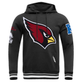 NFL ARIZONA CARDINALS CHANDAIL À CAPUCHON MASHUP CÔTELÉ POUR HOMME (NOIR)