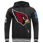 NFL ARIZONA CARDINALS CHANDAIL À CAPUCHON MASHUP CÔTELÉ POUR HOMME (NOIR)