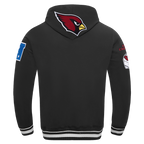 NFL ARIZONA CARDINALS CHANDAIL À CAPUCHON MASHUP CÔTELÉ POUR HOMME (NOIR)