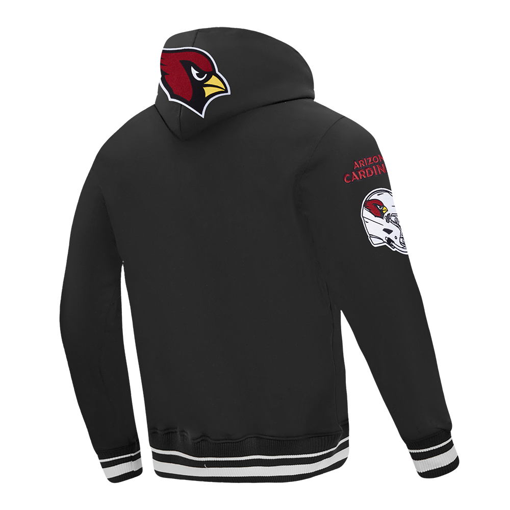 NFL ARIZONA CARDINALS CHANDAIL À CAPUCHON MASHUP CÔTELÉ POUR HOMME (NOIR)