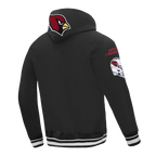 NFL ARIZONA CARDINALS CHANDAIL À CAPUCHON MASHUP CÔTELÉ POUR HOMME (NOIR)