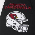 NFL ARIZONA CARDINALS CHANDAIL À COL ROND MASHUP CÔTELÉ POUR HOMME (NOIR)