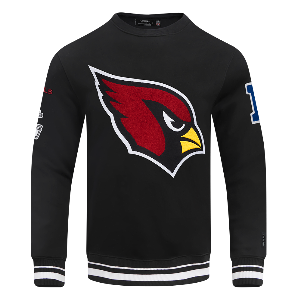NFL ARIZONA CARDINALS CHANDAIL À COL ROND MASHUP CÔTELÉ POUR HOMME (NOIR)
